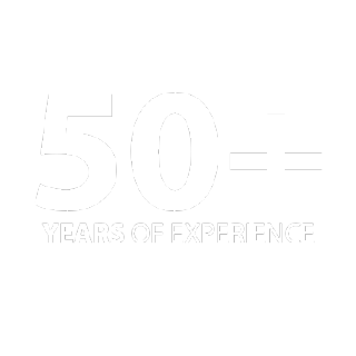 50 years of experience graphic